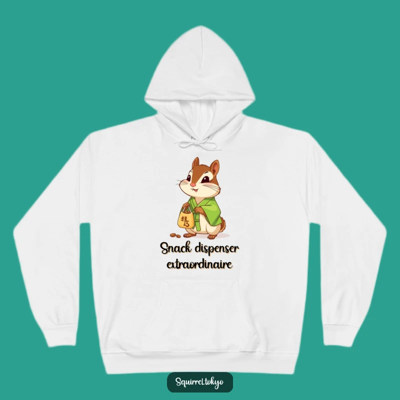 Funny Chipmunk Kimono Hoodie: Cozy Generosity, Whimsical Woodland Gift