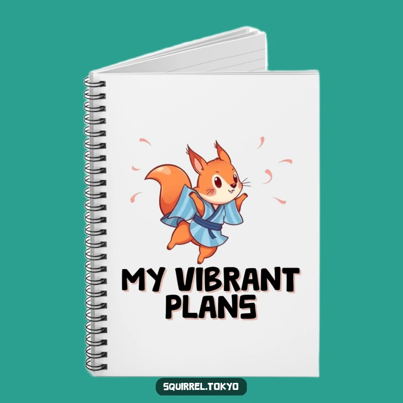 Funny Red Squirrel Dancer Notebook: Action Journal, Whimsical Writing Gift